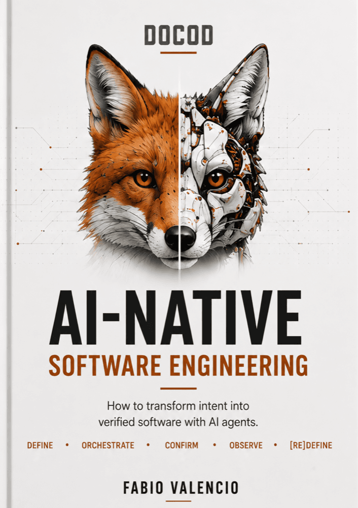 Capa do livro AI-Native Software Engineering, de Fabio Valencio