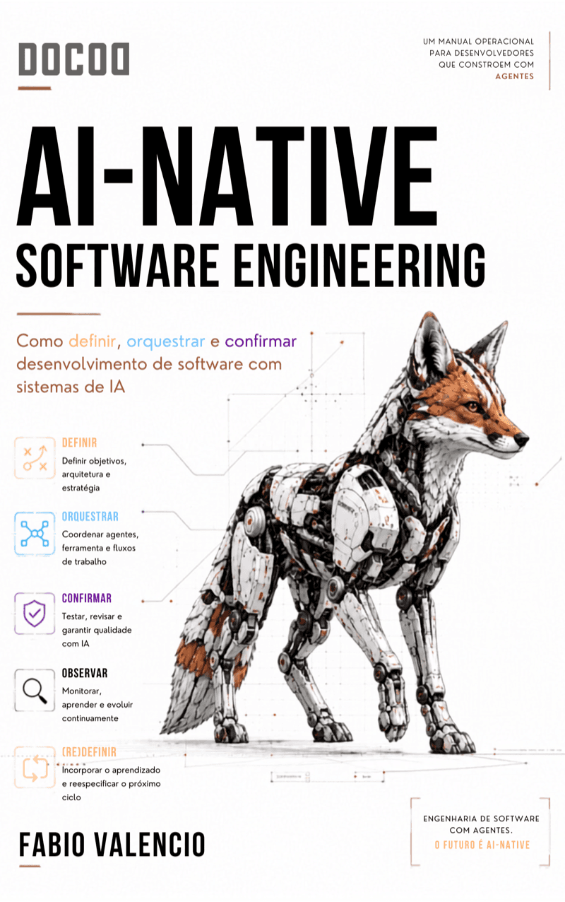 Capa do livro AI-Native Software Engineering, de Fabio Valencio